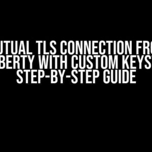 Mutual TLS Connection from OpenLiberty with Custom Keystore: A Step-by-Step Guide